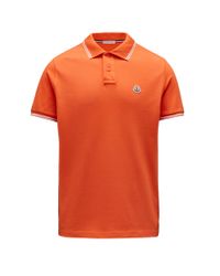 Moncler Polo con logotipo - Naranja