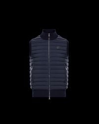 Moncler GILET - Bleu