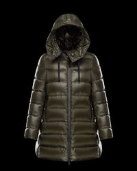 suyen hooded long puffer coat