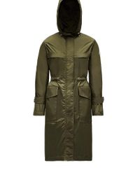 Moncler Anthemis Rain Coat in Navy (Blue) | Lyst