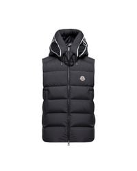 Moncler Cardamine Down Gilet in White for Men | Lyst