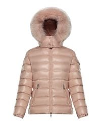 Moncler Blouson en duvet rose Badyfur