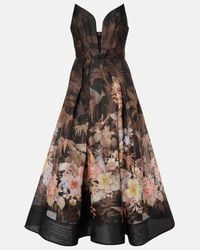 midi black dress with white trim 100% Cotton Ivory & Black Smocked Midi Dress - All Dresses