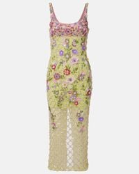 La Fuori Aurora Misty Green Twilight Blossom Dress | Lyst La Fuori Aurora Misty Green Twilight Blossom Dress | Lyst