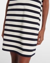 veronica beard blige stripe a line midi dress Veronica Beard Wright Striped Cotton Poplin Midi-Dress main image 0