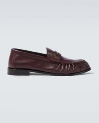 Saint Laurent 'teddy Penny' Loafers in Black for Men | Lyst