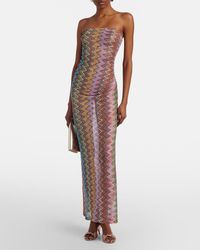 open lace back dress Lam Wave Maxi Dress