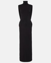 nina ricci satin-finish maxi dress Satin-finish Maxi Dress