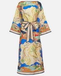 Zimmermann Alight Picnic Midi Dress in Green | Lyst Australia Zimmermann Alight Picnic Midi Dress in Green | Lyst Australia