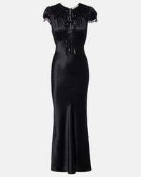 knee length dresses for ladies Dreamy Fall 2016 Rodarte Runway Look 40 White Lace, Silk & Net Bias Cu –  Shrimpton Couture main image 0