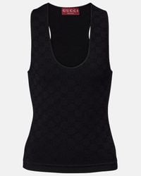 Gucci Top in Gray | Lyst