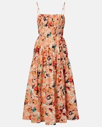 ulla johnson elin cotton embroidered maxi dress Indigo Smock Top + Dress Sewing Pattern main image 0