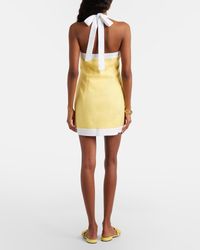 SIR. Iris Linen Minidress in Red | Lyst