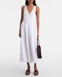 linen dress sale women Casual High Waist Loose Women Linen Dress  Old Linen Mill