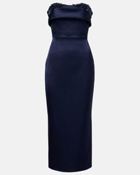 leora midi dress green The Leora Dress – Mckenzie James main image 1