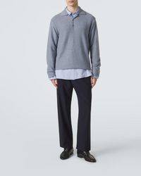 The Row Bryson Polo in Gray for Men | Lyst