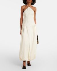 white christmas dresses ANNA OCTOBER Snow Queen maxi dress I ICON