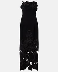 chinese dress ladies Rayna Appliqué Floral Maxi Dress main image 0