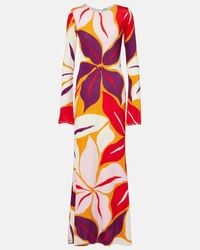 Cala De La Cruz Ornella Ruched Jersey Maxi Dress | Lyst Cala De La Cruz Ornella Ruched Jersey Maxi Dress | Lyst