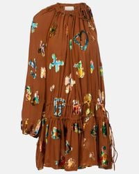 sachin and babi light blue dress ALMAIS Dusty Embroidered Mini Dress 16 AU/UK (12 US)