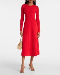 Veronica Beard Anna Knit Dress Gold Bronze in Metallic | Lyst