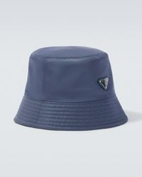 Prada Stretch Nylon Baker Boy Hat in Purple for Men | Lyst