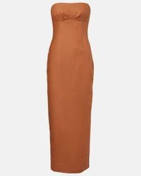 slim fit dress slacks Alessandra Midi Dress | Ivory main image 1