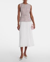 sachin and babi light blue dress Self-portrait pink chiffon tiered midi dress main image 0