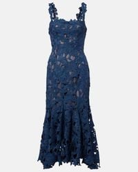 Oscar de la Renta Water Lily Guipure Lace Dress in White | Lyst Canada Oscar de la Renta Water Lily Guipure Lace Dress in White | Lyst Canada