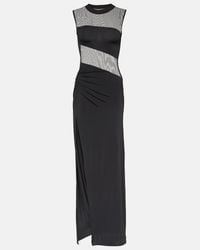 meshki maxi dresses Serena Strapless Taffeta Maxi Dress / Bronze Taupe | MESHKI