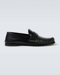 Saint Laurent 'teddy Penny' Loafers in Black for Men | Lyst Australia
