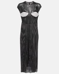 midi dress and heels Ruched Jersey Midi Dress for Tall Women in Dark Sand 2XL / Tall / Dark Sand