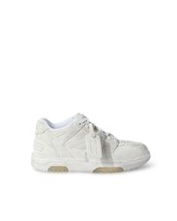 Off-White c/o Virgil Abloh Out Of Office Suede Sneakers - White