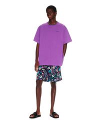 Off-White c/o Virgil Abloh Blue Metal Arrow S/s Slim Tee in Black