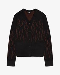 Other Flame Cardigan - Black