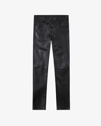 Other Leather Trousers - Black