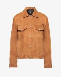 Other Suede Trucker Jacket - Multicolour