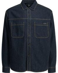 Stussy Lightweight Classic Shirt in Blue for Men | Lyst