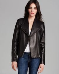 calvin klein lambskin leather jacket