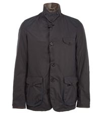 barbour commander jacket navy