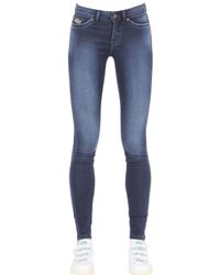 Superdry | Blue Skinny Washed Cotton Denim Jeans for Men | Lyst