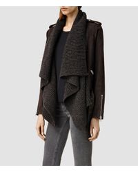 suede wrap jacket