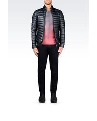 Emporio Armani | Blue Slim Fit Black Wash Jeans for Men | Lyst