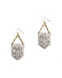 Lulu Frost - Gray Art Deco Earring #14 - Lyst