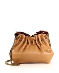 Stella McCartney | Brown Noma Small Faux Leather Bucket Bag | Lyst