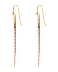 Nora Kogan - Metallic Pina Stick Earrings - Lyst