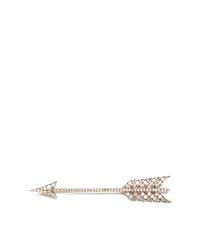 Fd Gallery | Metallic Large Antique Diamond Arrow Brooch | Lyst