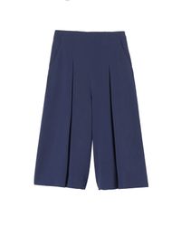 Rebecca Taylor - Blue Refined Suiting Culotte - Lyst