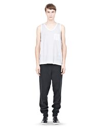 Alexander Wang | White Classic Tank With Pocket for Men | Lyst