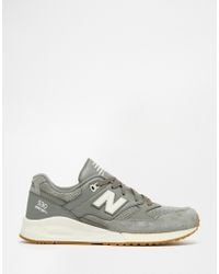 new balance 530 suede trainers